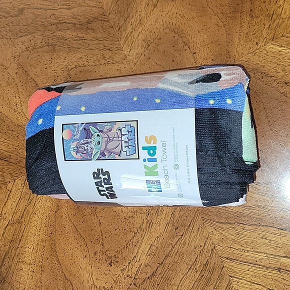 Star Wars The Mandalorian Kids Beach Towel by The Big One®, NWT - Picture 2 of 4